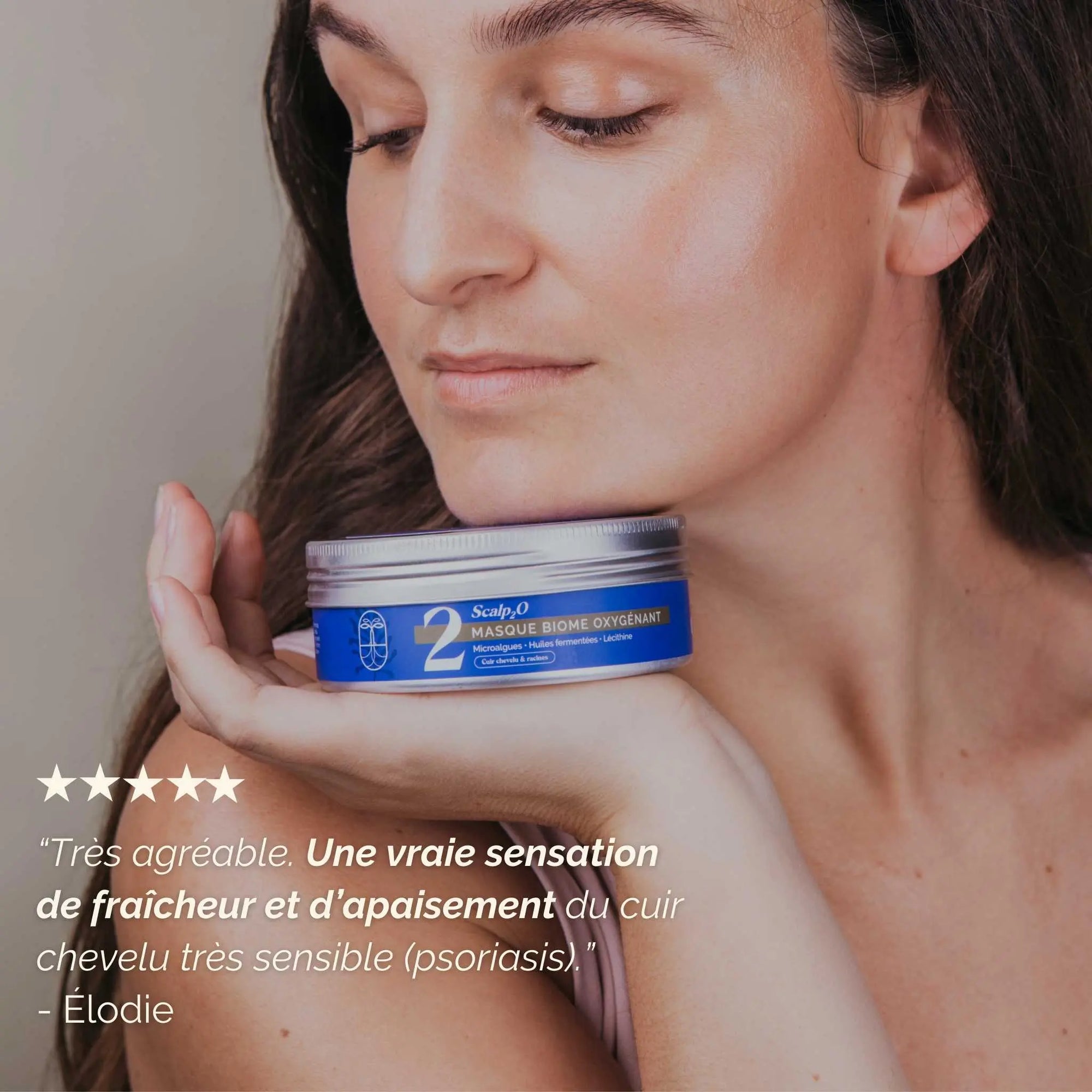 Masque cuir chevelu Apaisant Oxygénant - Néré Biome Scalp Care